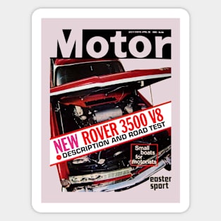 ROVER P6 3500 V8 - magazine cover Sticker
